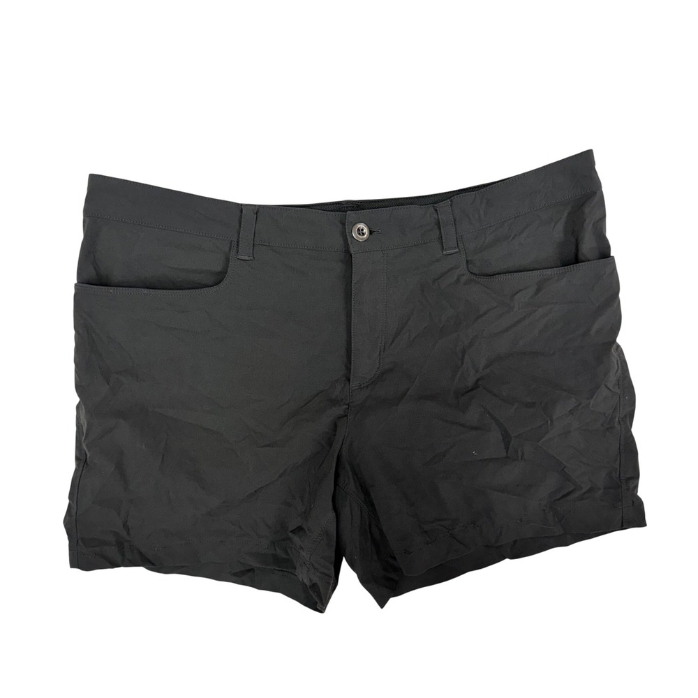 Patagonia Womens Quandary Shorts Forge Grey Size 14 Hiking Outdoor 5 Inseam